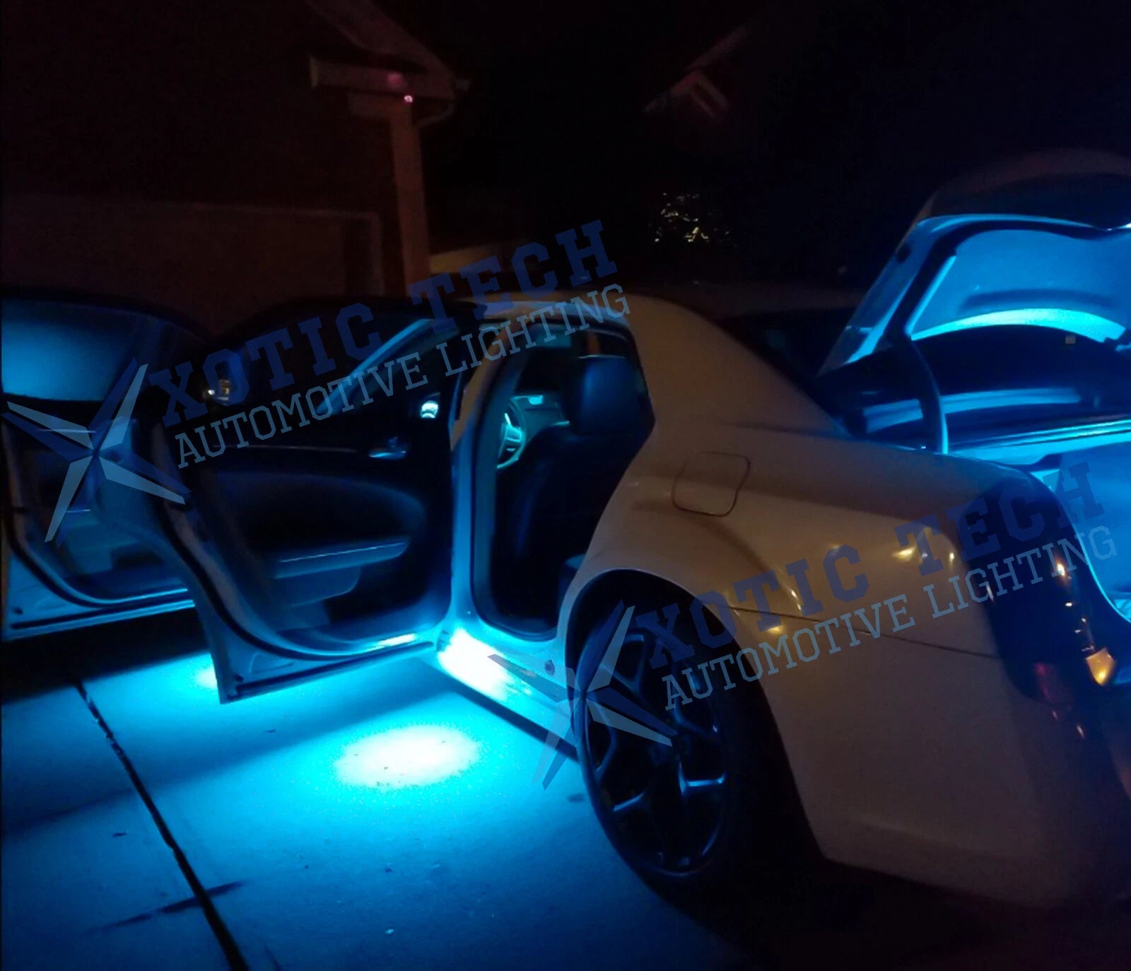 Ice Blue Full LED Side Door Courtesy Light Assembly for Lexus IS ES RX (8000K, 2015-2020)