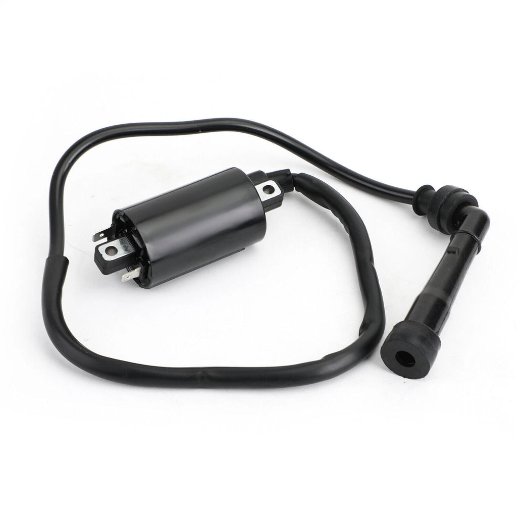 Ignition Coil with Spark Plug Cap for Kawasaki EN500C Vulcan 500 (1996–2009)