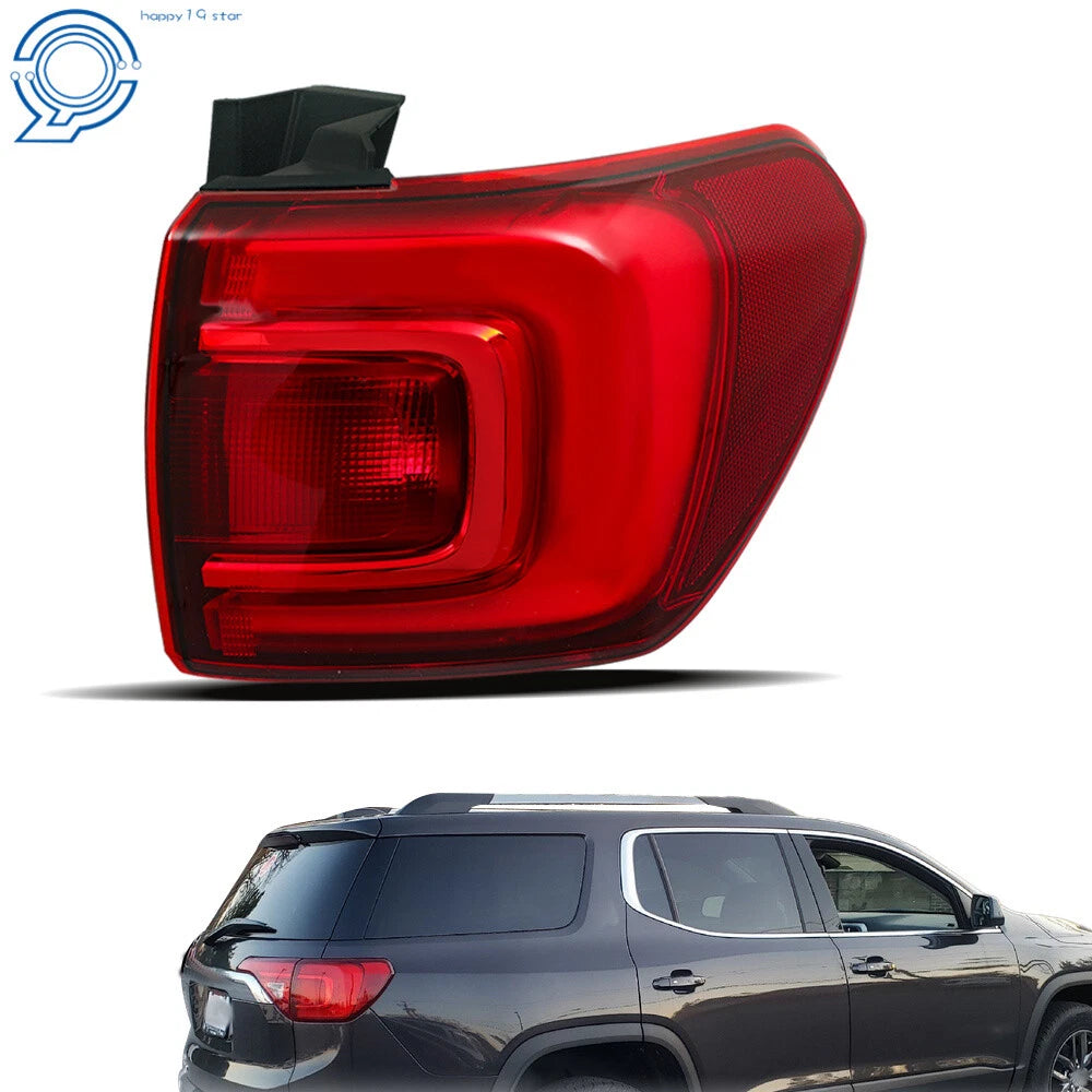 Outer Rear Tail Light for GMC Acadia (2017–2019) Clear LED Right Side