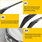 Glossy Black Headlight Eyelid Covers for Toyota Camry (2018â2020)