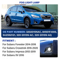 2X Fog Lights for Subaru Forester (2014–2020) Front Driver & Passenger Side