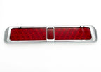 Red LED Stop Turn Tail Light Rectangle Bar with Bezel for Universal (40)