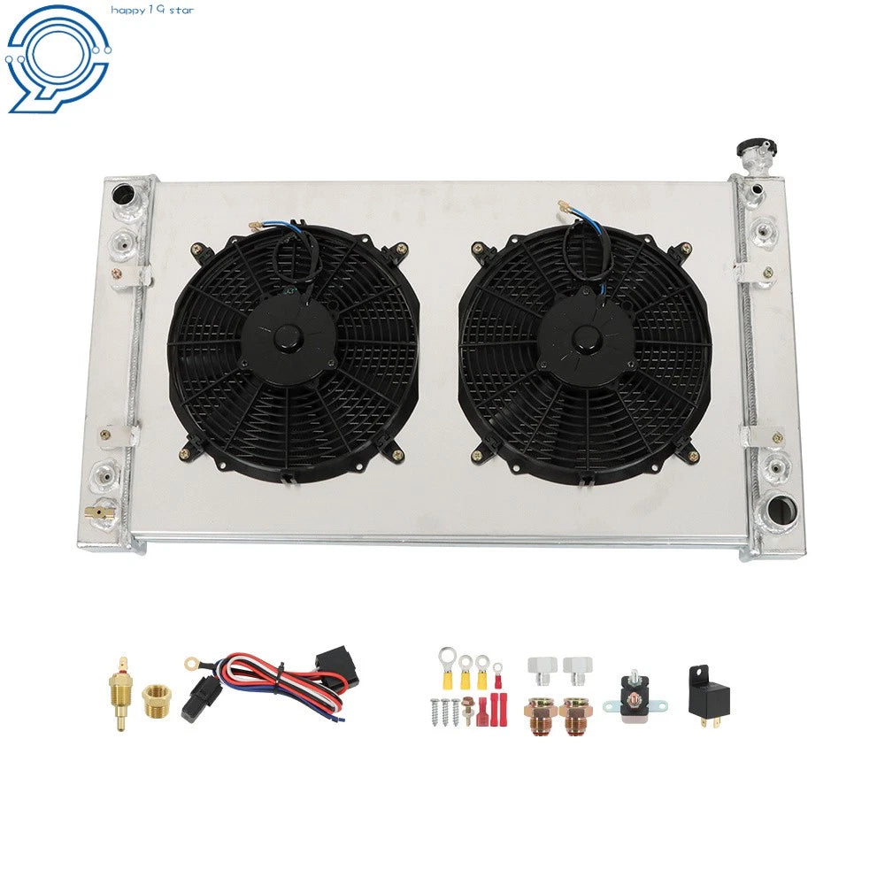 3 Row Cross Flow Radiator for Chevrolet C1500 K1500 (1988–1999)