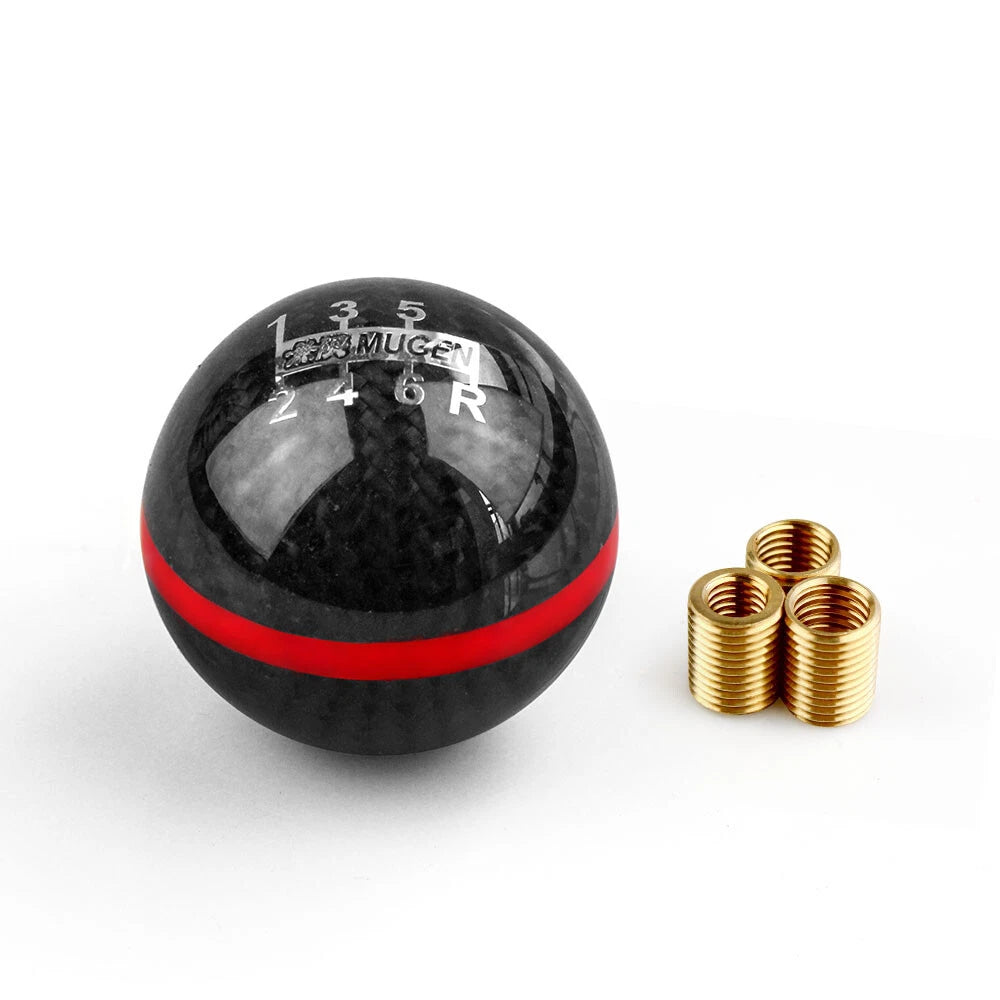Mugen Carbon Fiber Shift Knob for Honda Civic CR-Z Accord S2000