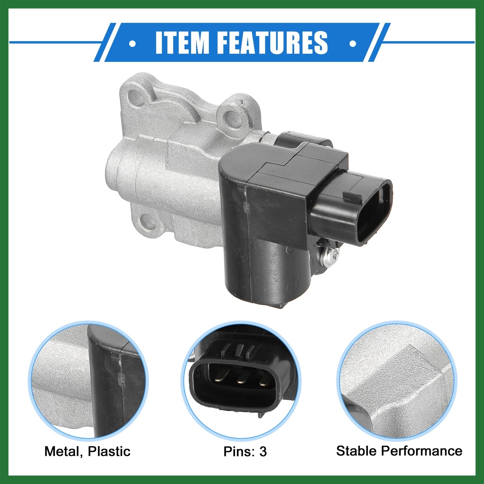 Idle Air Control Valve with Gasket for Toyota Corolla (2003–2008) NO.2227022050