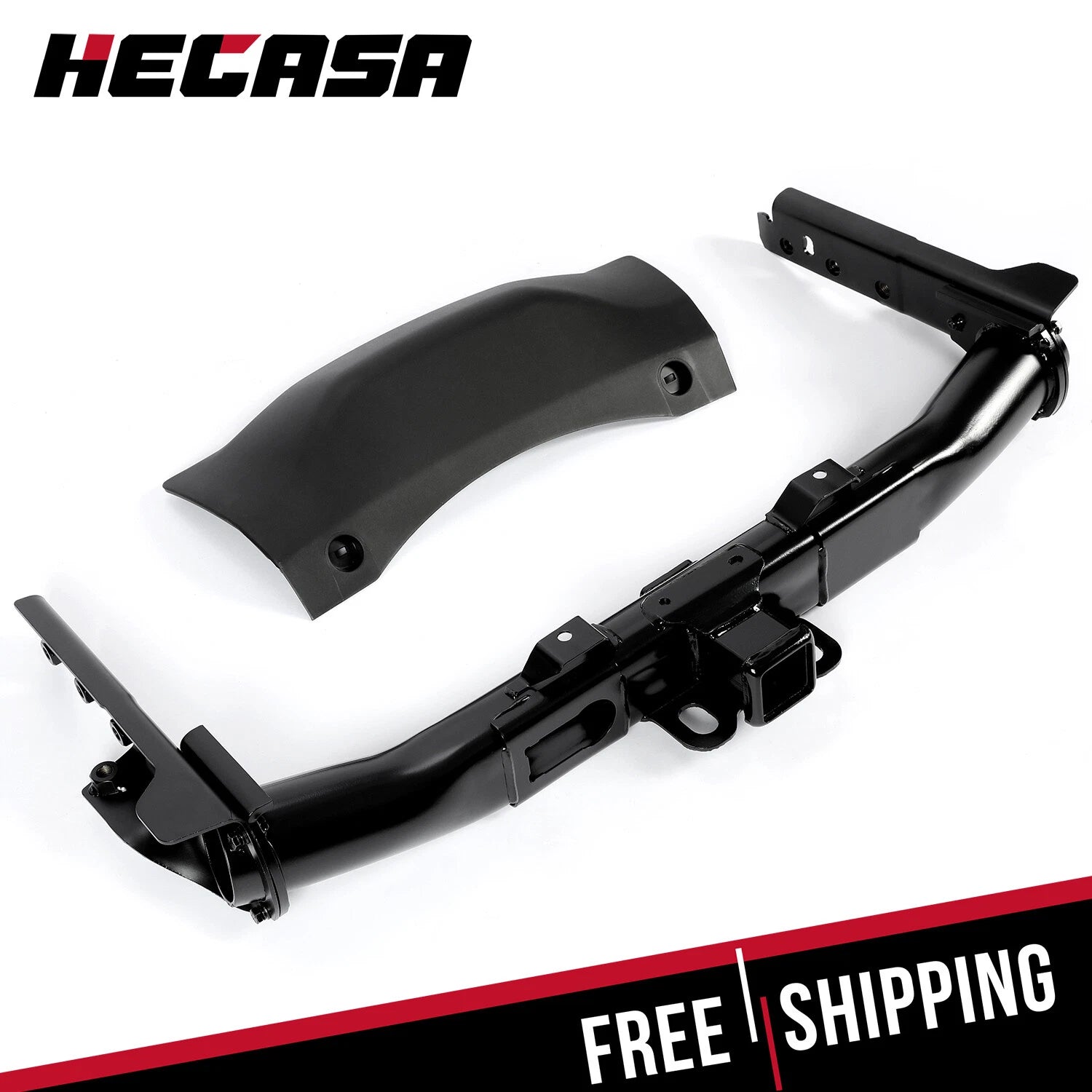 2'' Receiver Trailer Tow Hidden Hitch W/Cover Bezel for Dodge Durango (2014–2019)