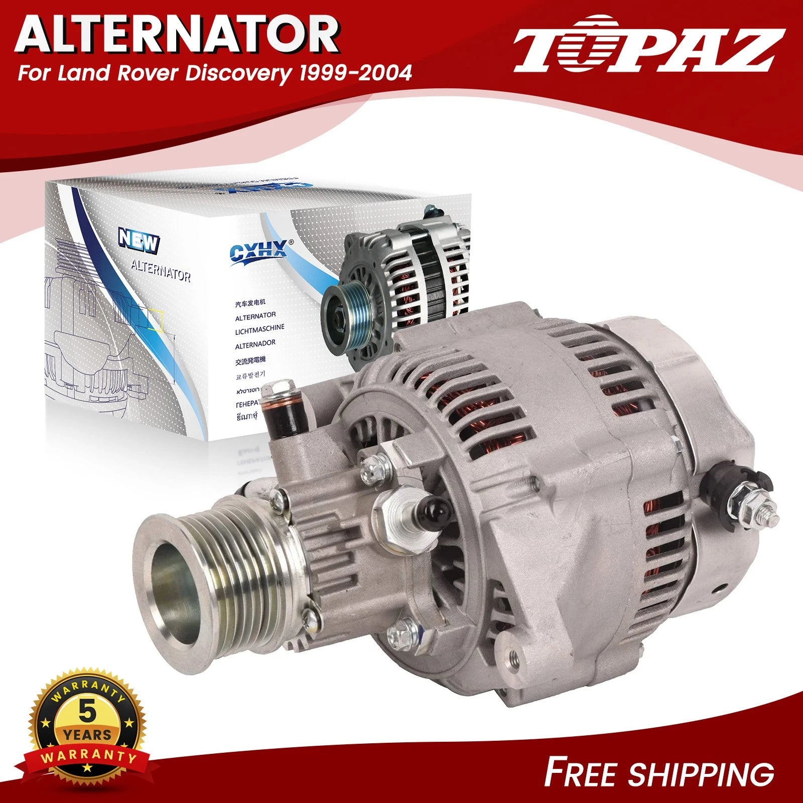 Alternator 12V 120A for Land Rover Defender Discovery (1990–2006)