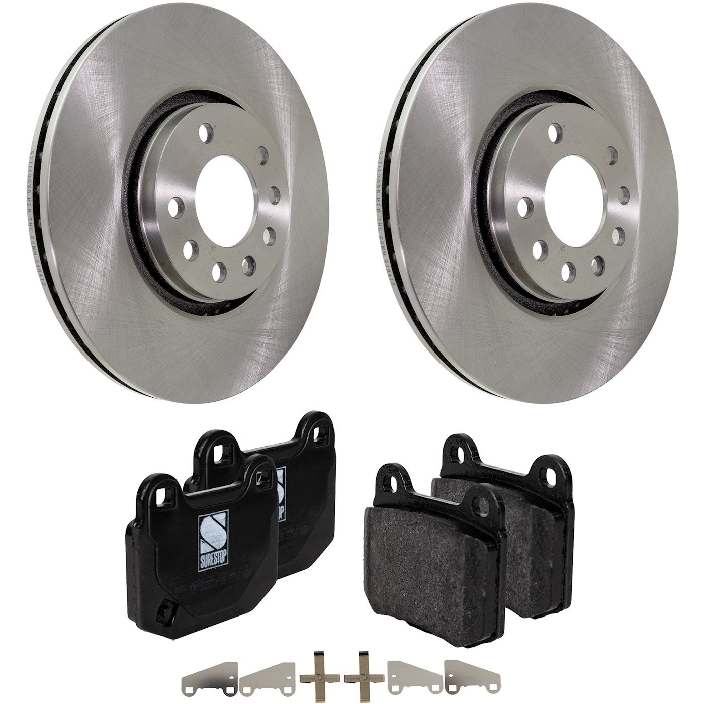 Rear Brake Disc Rotors and Pads Kit for Mitsubishi Lancer (2003–2006)