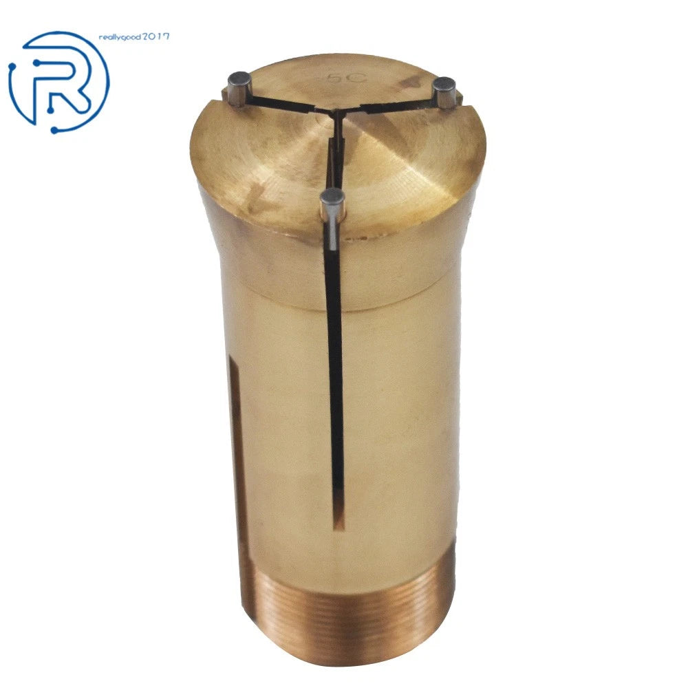 5Pcs Brass Collet Set for Lathe Milling (1/16")