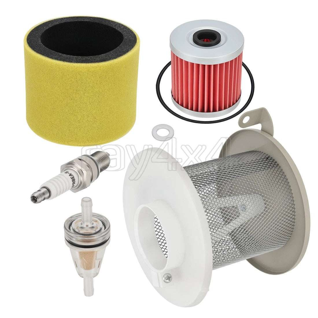 Oil & Air Filter Guide Holder Kit for Kawasaki Bayou KLF220A KLF250A (1990–2004)