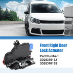 Front Right Door Lock Actuator for Volkswagen Golf (1998–2006) No. 3D2837016J/3D2837016S
