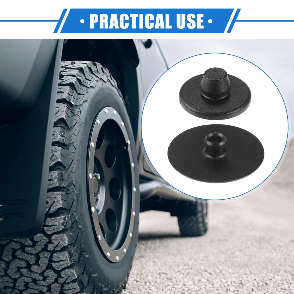 Set of 4 Car Holder Retainers for Audi A1 (2011–2017) - Anti-Slip Plastic Black