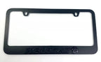 License Plate Frame Black for Dodge Challenger Charger Hellcat Script (2015–2023)