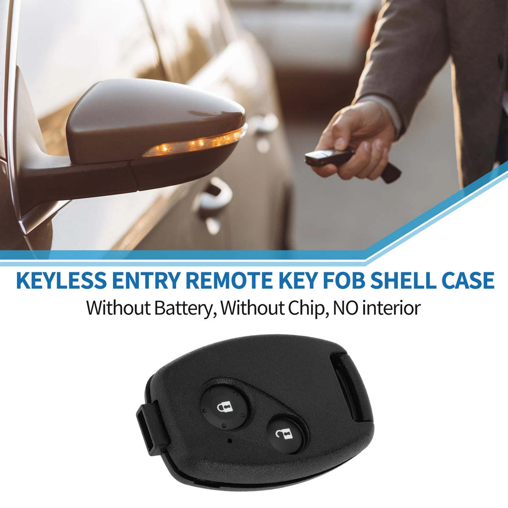 2X Keyless Entry Remote Key Fob Shell Case for Honda Civic (2006–2013)
