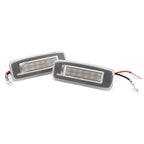 Pair of 18 SMD White LED License Plate Light Lamps for Ford Focus MK1 (1998–2005)