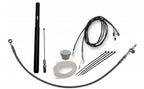 EZ Install Kit for Harley 14" Handlebars (Chrome) w/ Clutch Extension