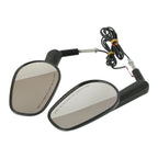 Set of 2 Rearview Mirrors with LED Turn Signals for Harley V-Rod VRSCF (2009–2017)