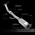 Catalytic Converter Flex Exhaust Pipe Kit for Toyota Camry Solara (1997–2001)