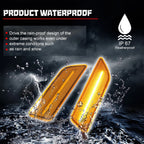 Amber LED Side Marker Lights for Mercedes Benz CLS-Class (2006–2011)