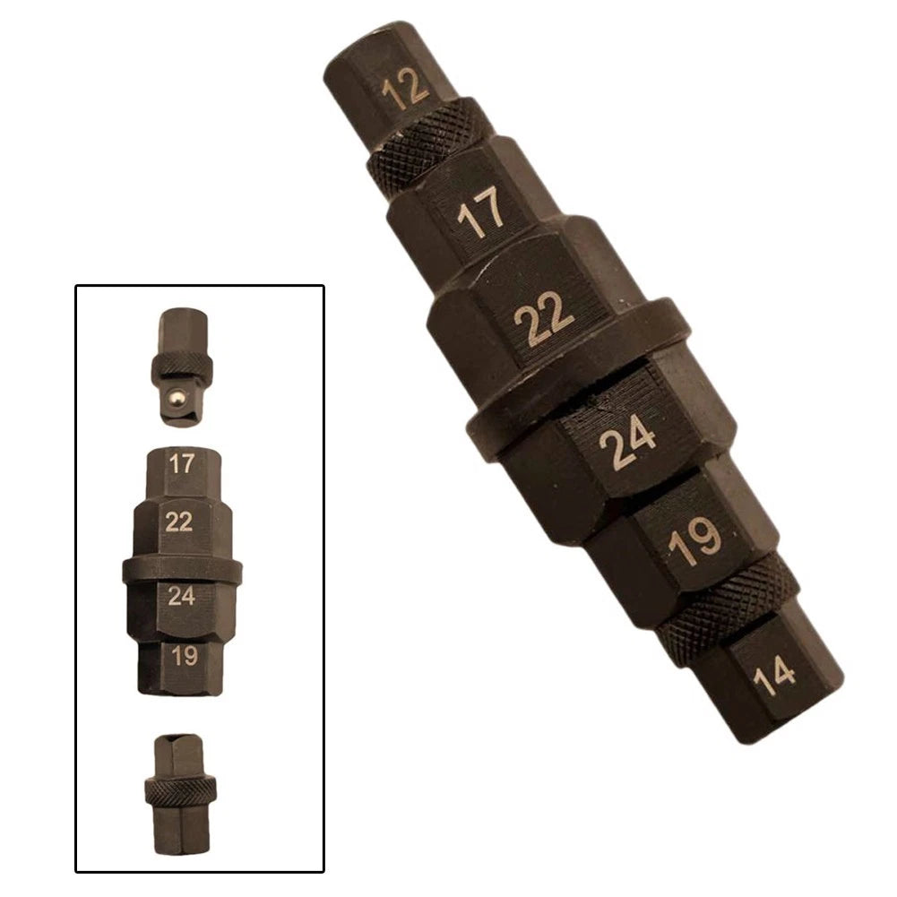 Motorcycle Axle Tool for - Carbon Steel, Convex Socket
