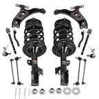 Front Struts + Control Arms + Sway Bar + Tie Rods for Toyota Camry (2007–2011)