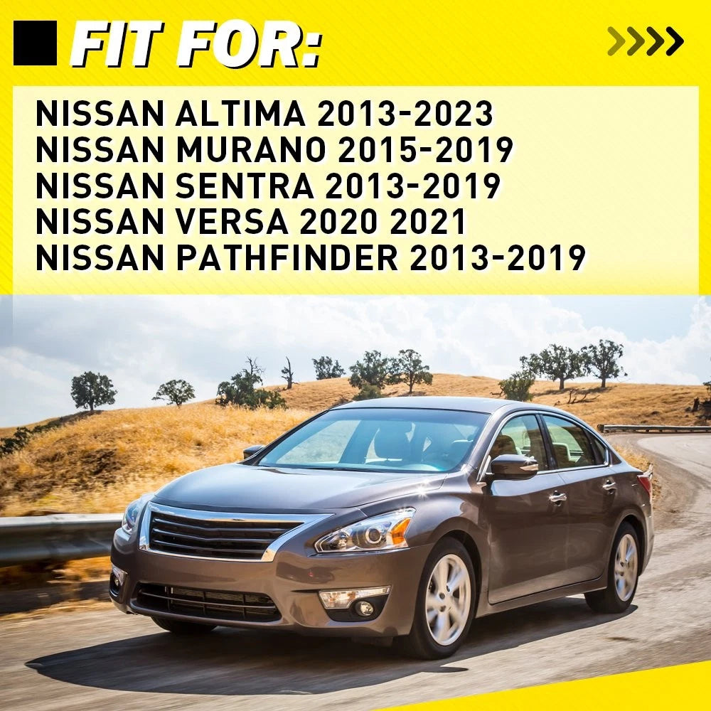 2X Gray Upper Roof Grip Grab Handle for Nissan Altima (2013–2023) Sentra (2013–2019)