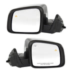 Mirror Set for Jeep Grand Cherokee (2011–2021) Heated Manual Fold Chrome