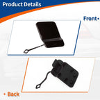 Rear Car Bumper Tow Hook Cover for Mercedes-Benz X204 (2010–2012) No.A2048853223 Brown