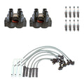 Set of 2 Ignition Coil Wires & 8 Iridium TT Spark Plugs for Ranger