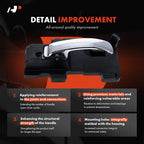 2X Front Interior Door Handle for Jeep Compass Patriot (2009-2017)