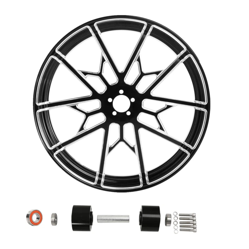 21" x 3.5" Front Wheel Rim & Dual Disc Hub for Harley Touring (2008–2025)