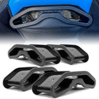 Set of 4 Seat Belt Harness Pass Through Bezel Inserts for Polaris General 1000