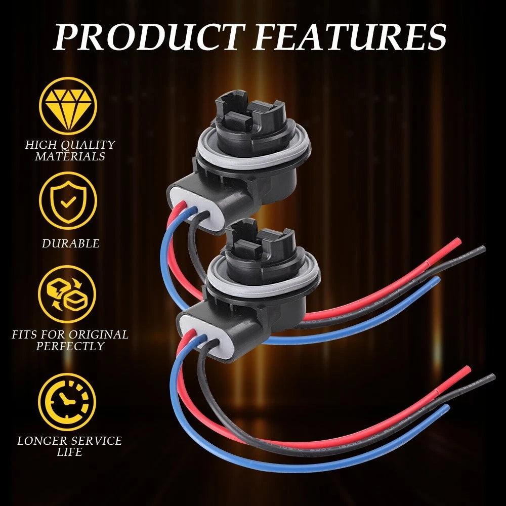 4X 3157 Bulb Socket for