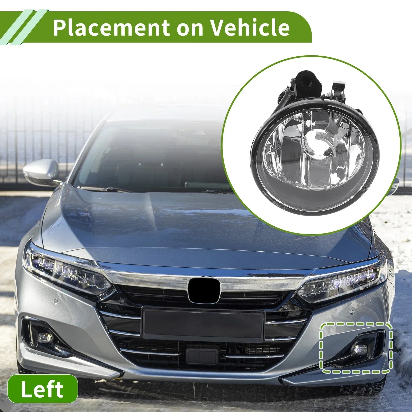 1 Pc Left Fog Light Grill for BMW X6 (2013-2015)