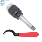 Keyless Chuck MT3 Integral Shank for Lathe Mill (1/32-5/8 Inch)