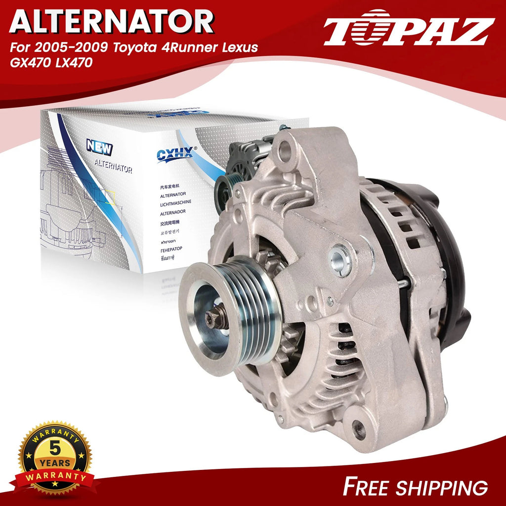 Alternator for Toyota 4Runner, Lexus GX470, LX470 (2005–2009)