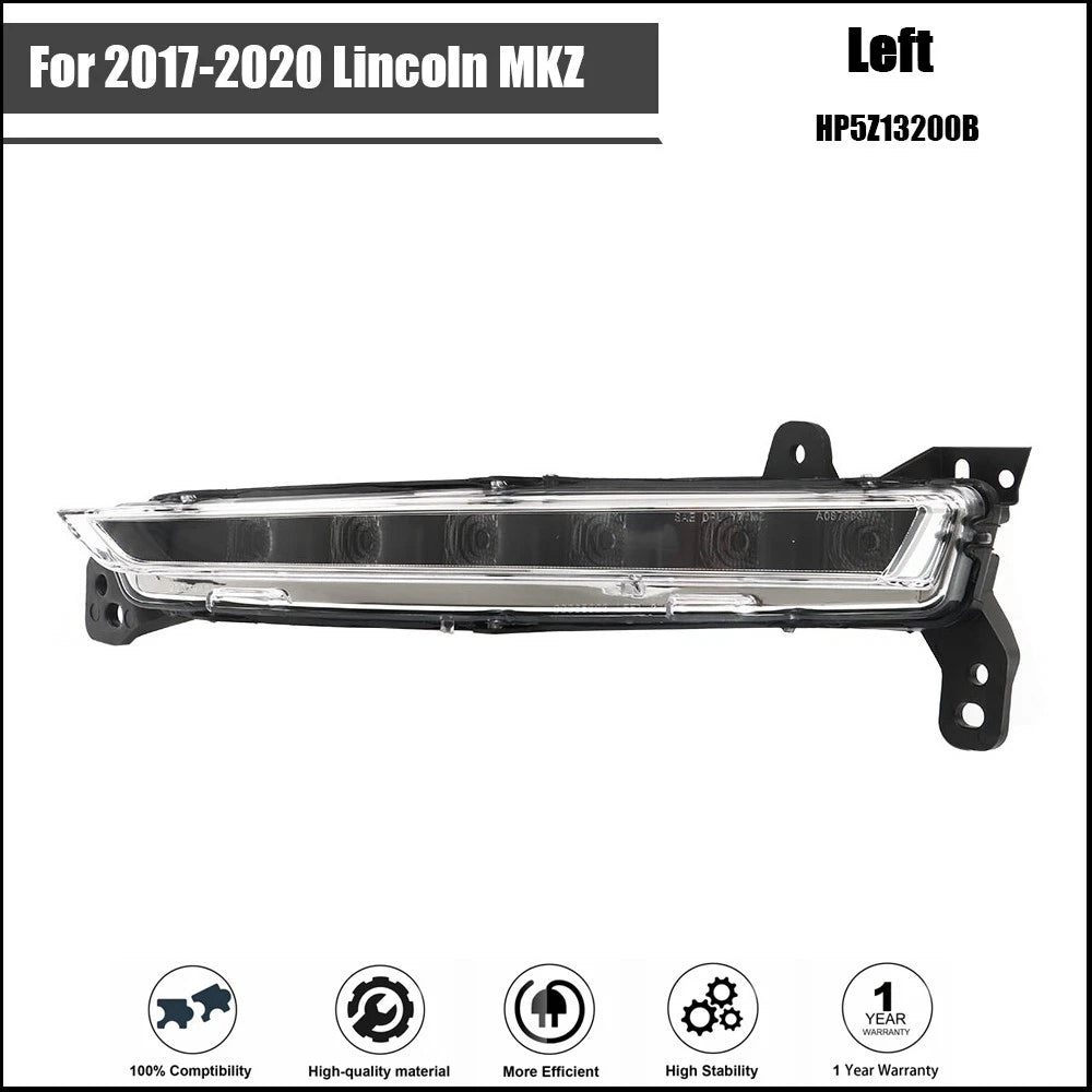 LED Daytime Parking Light Fog Lamp for Lincoln MKZ (2017–2020) Left Side