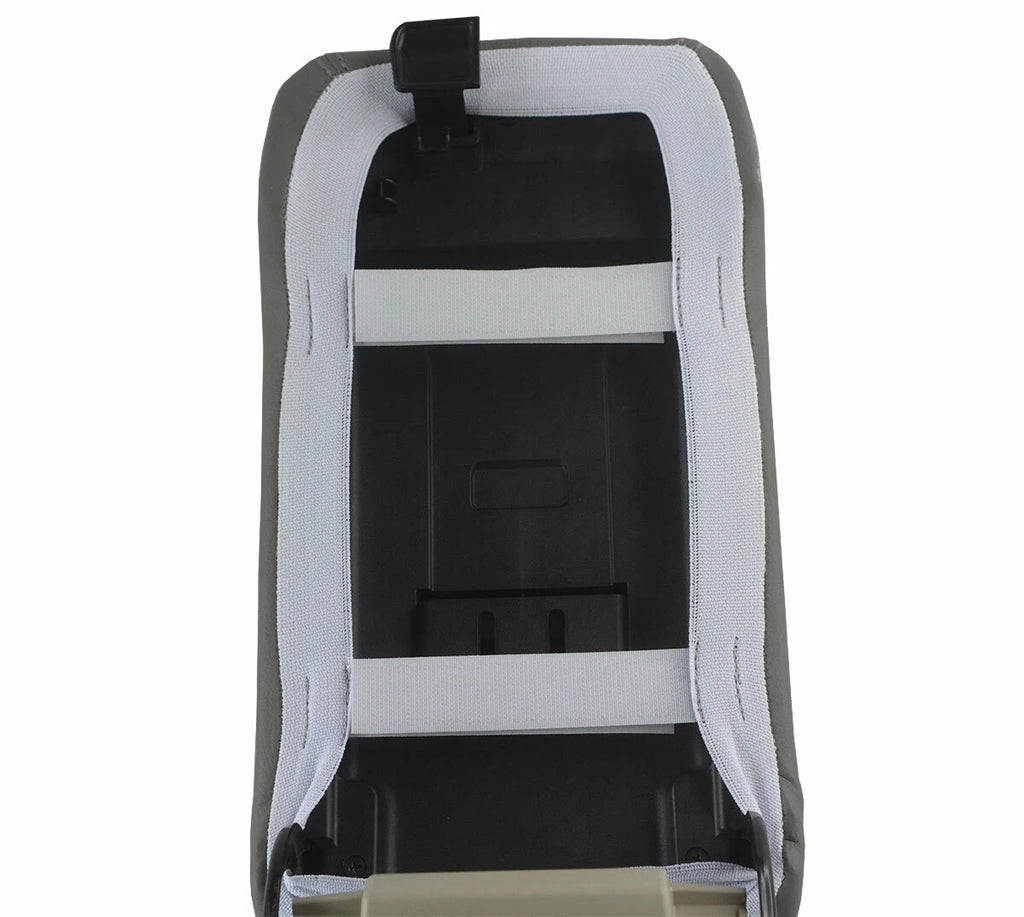 Console Lid Pull Over Cover Leather for Subaru Legacy (2010–2014) Gray