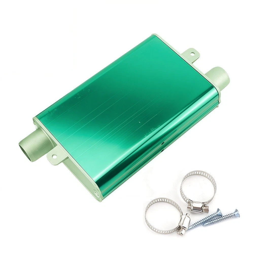 Aluminum Alloy Diesel Heater Exhaust Muffler with Clips for 2KW 5KW