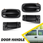 Set of 4 Door Handles for Chevy Silverado Extended Cab (1999–2007) & GMC Sierra