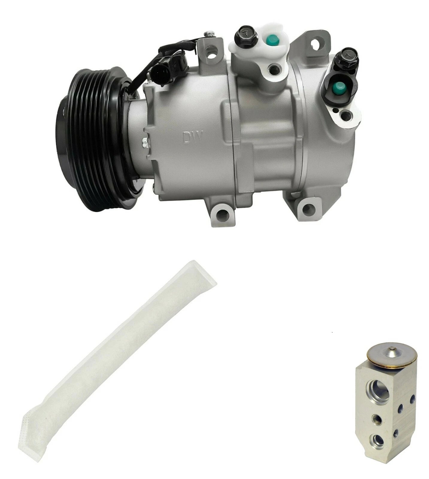 AC Compressor Kit Replacement for Kia Rondo 2.4L (2007–2008)