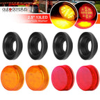 Set of 4 LED Side Marker Turn Tail Signal Lights for
