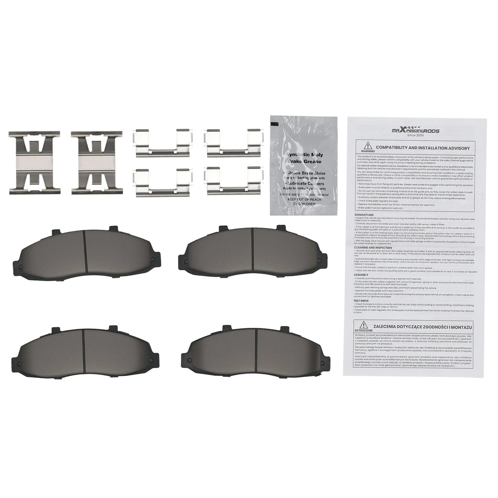 Front Brake Pads Kit for Ford F-150 Heritage (2004) & Lincoln Blackwood (2002)