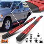 Set of 2 Black Nerf Bar Running Boards for Ram 1500 Quad Cab (2019–2024)