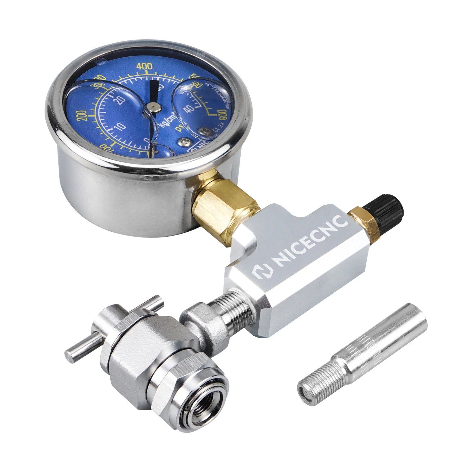 CNC 600PSI No Loss Chuck Nitrogen Filling Tool Kit for Schrader Valve (2010–2023)