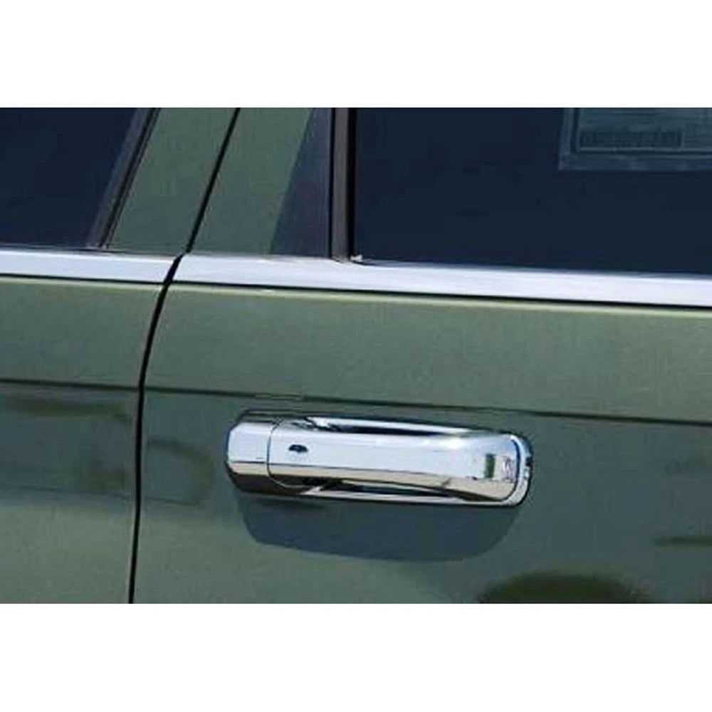Door Handle Covers for 2009-2015 Dodge Ram 1500 (Chrome Set of 4)
