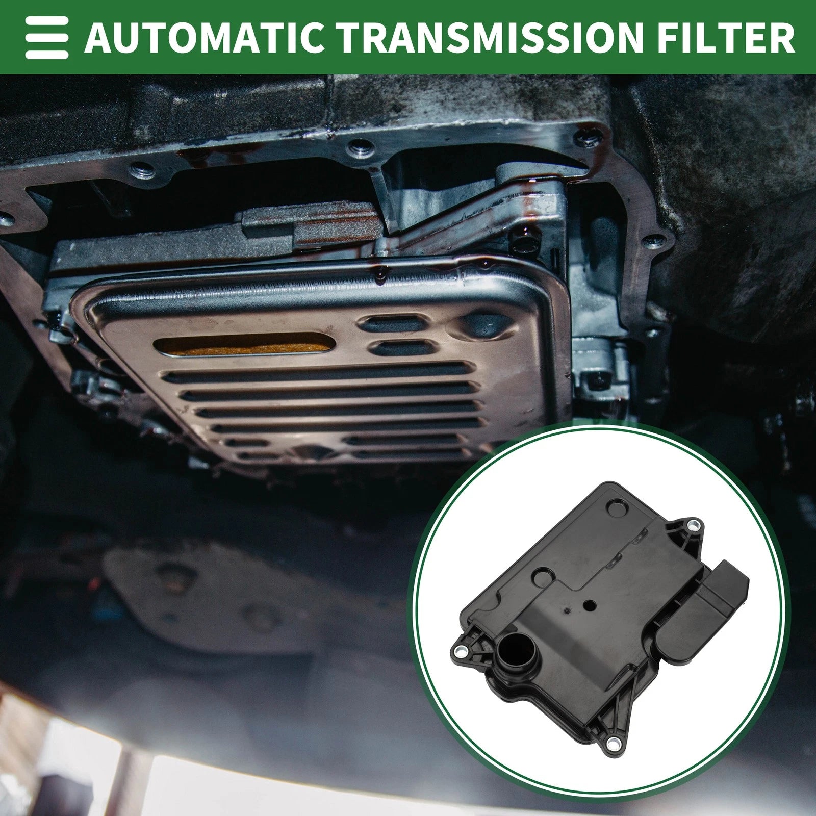 2X Automatic Transmission Filter No.3533026010 for Toyota Hiace (AC60F/TRH221)