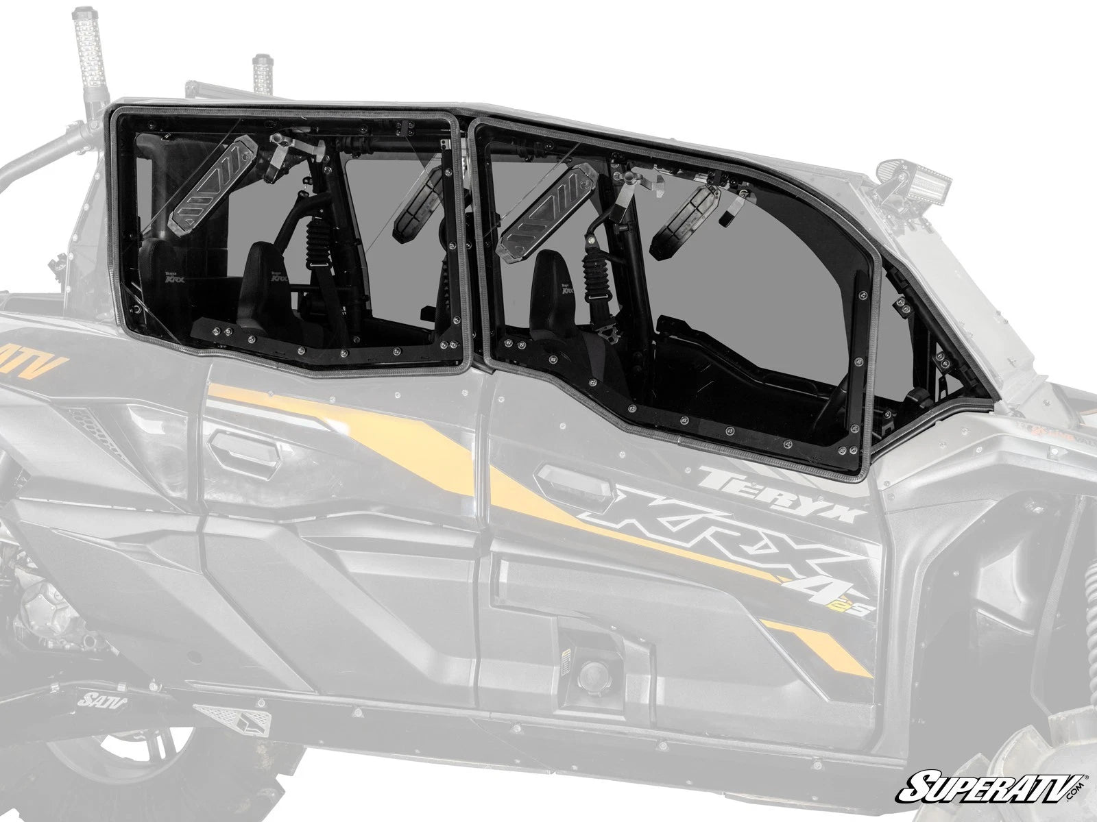 Hard Cab Upper Door Enclosures for Kawasaki Teryx KRX4 1000 (2023–2023)