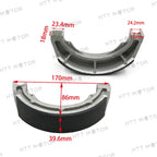 Brake Shoe for Suzuki GV700GL Madura VL800 Boulevard C50 Intruder (1987–2009) - S626
