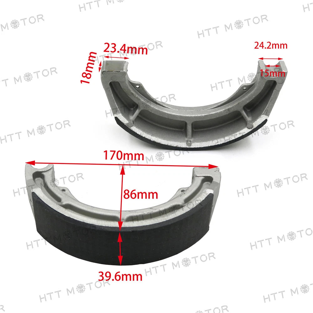 Brake Shoe for Suzuki GV700GL Madura VL800 Boulevard C50 Intruder (1987–2009) - S626